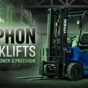 forklift attachments on warehouse forklift