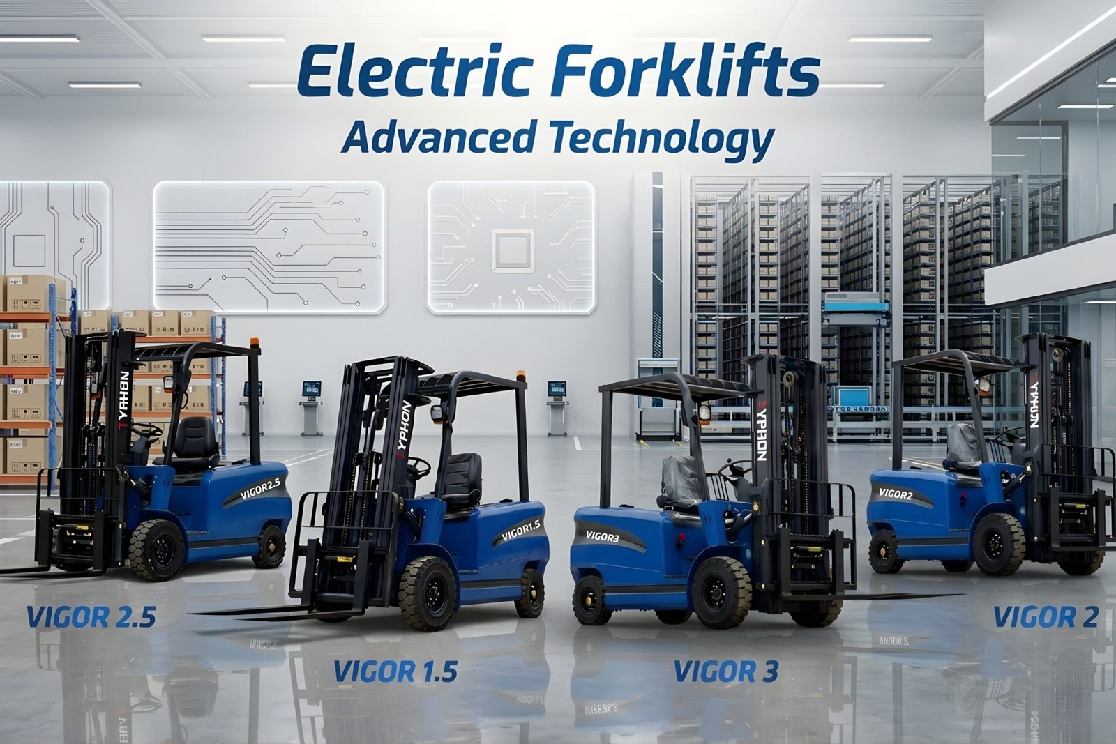 electricforklifts VIGOR fleet