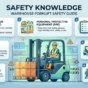 Forklift safety tips for warehouse operators.