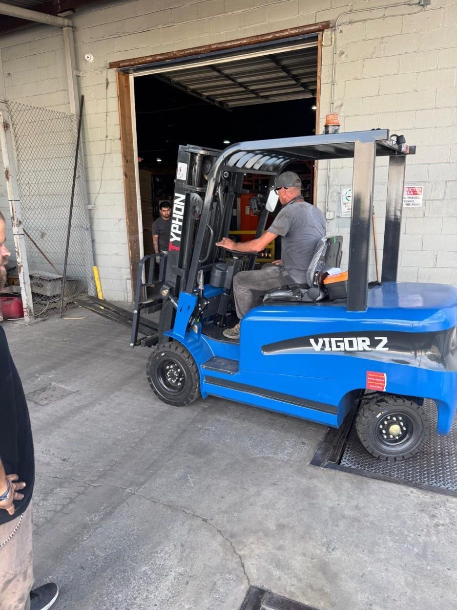 Skid steer loader customer delivery