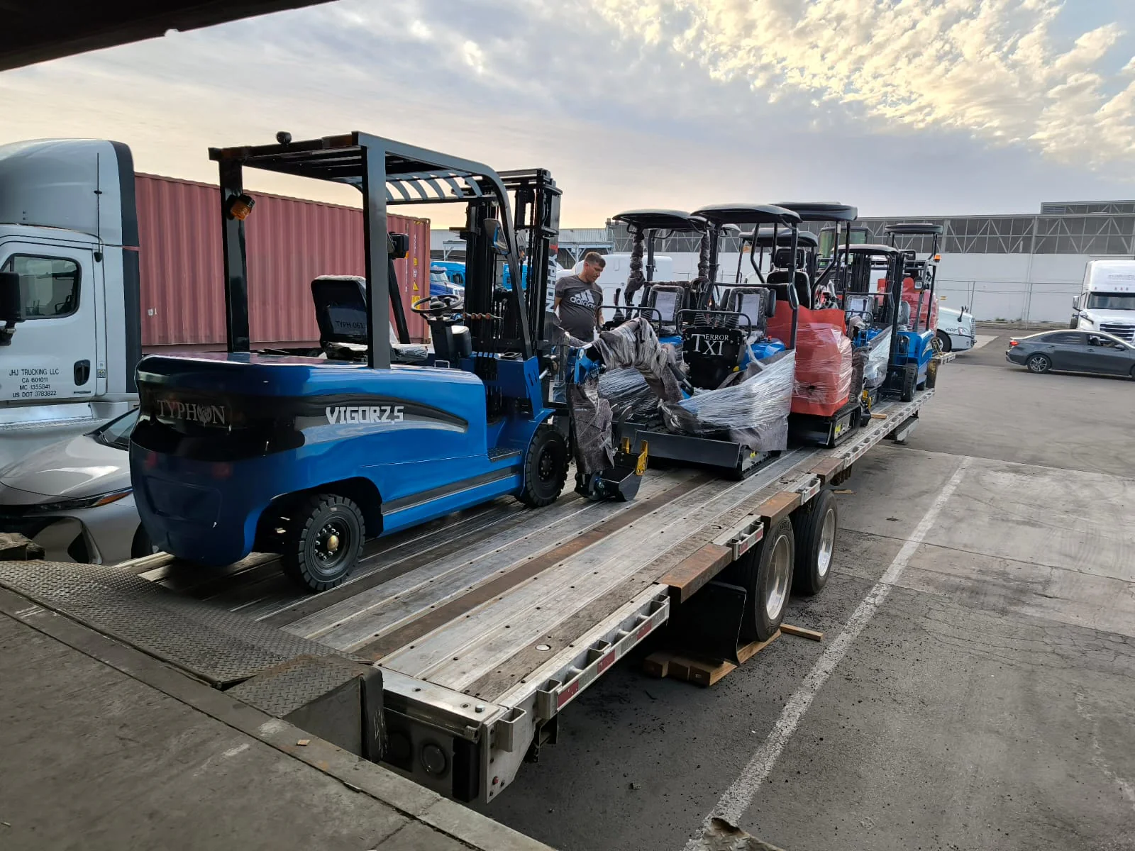 TYPHON machinery customer delivery